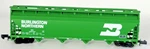 CB54: Atlas Scale 3951 Acf 4-BAY Centerflow Hopper Burlington Northern #460197. Fixed Price $19.95.