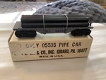 Nice Scarce Marx Postwar 05535 44535 Seaboard Air Line Flat W/ Pipe Nos. Fixed Price $115.00.