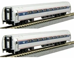 Kato N Scale Amtrak Amfleet Phase Vi Coach-coach Car Set 106-8002. Fixed Price $59.29.