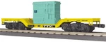 + Mth Gauge Railking Ttx Dep. Center Flat Car W/transformer Load 30-76935. Fixed Price $71.45.