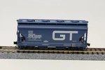 Scale Micro Trains 92010 2-BAY Acf Covered Hopper Grand Trunk Western Gtw Blue. Fixed Price $19.89.