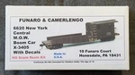 Funaro F&c 6620 Nyc New York Central Wrecking Crane Boom Mow Maintenance Way. Fixed Price $44.95.