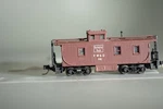 47001 Scale Wood Caboose With Micro Trains Couplers. Fixed Price $29.95.