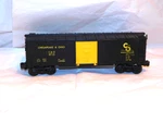 Lionel Gauge #6-9715 C&o Chesapeake Ohio Box Car. Fixed Price $11.99.
