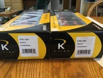 2 K-line Atsf Santa Fe Black Bonnet Midnight Chief Boxcars Scale K761-1051. Fixed Price $200.00.