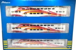 Ho Athearn 29714 Bombardier Coach Car 3-PACK New Mexico Rail Runner. Fixed Price $379.99.