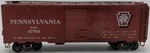 American Models Scale Pennsylvania Rail Road Boxcar #47703 Ex. Fixed Price $16.39.