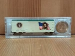 Micro-trains Franklin Pierce Presiditional Box Car / Scale 07400122 New. Fixed Price $14.95.