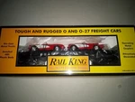 Mth Rail King Auto Transport Flat Car W/ertl 64 Corvettes #30-7624 Nib Elec. Fixed Price $40.00.