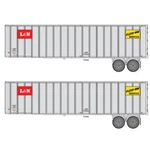 New Walthers Flexi-van 40' Trailer 2-PACK Louisville & Nashville Ho Free Us Ship. Fixed Price $37.99.