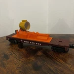 Lionel Scale New York Track Maintenance Searchlight Flatcar Nyc X29 499 Train. Fixed Price $14.99.