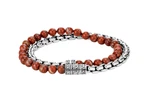 John Hardy Classic Chain Red Jasper St. Silver Double Wrap Beads Bracelet Box. Fixed Price $495.00.