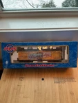 TVC7484 Atlas O-gauge (3 Rail) 40' Woodside Silver Edge Beer Refrigerator Car. Fixed Price $69.95.