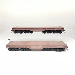 Athearn Ho 2X Chicago North Western C&nw #48052 #48053 Axle Heavy Duty Flat. Fixed Price $36.44.
