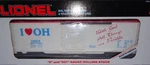 Lionel Guage Box Car 6-19912 Love Ohio. Fixed Price $14.99.