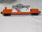 Mth Railking 270 Us Coast Guard Flatcar W/o Operating Flying Helicopter O-gauge. Fixed Price $44.99.