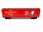Ho Scale Tyco 50' Billboard Box Car Mail Pouch Chew Tobacco Red Train Railroad. Fixed Price $10.50.