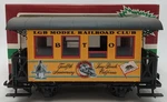 Lgb 3007-CC01 Scale Model Railroad Club Passenger Car Ln/box. Fixed Price $42.29.