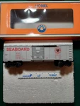 Lionel # 6-25051 Seaboard Boxcar. Fixed Price $35.00.