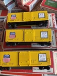 3-VINTAGE Lionel Gauge Rolling Stock Union Pacific Hi-cube Box Cars 6-9606 Nos. Fixed Price $72.99.