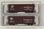 Scale Atlas Trainman Pennsylvania (prr) 40 Double Door Box 2-CAR Set Mint. Fixed Price $29.99.