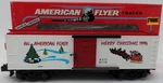 American Flyer 6-48321 Gauge Christmas Boxcar Ex/box. Fixed Price $14.99.
