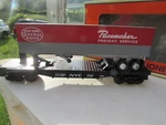 Lionel 6-19482 New York Central Flatcar With Trailer Original Box. Fixed Price $34.44.