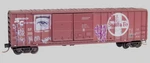 At&sf Santa Fe 50' Rib Side Box Car Weathered Micro-trains #030 44 250 Scale. Fixed Price $35.83.