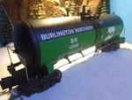 Mth Scale Burlington Northern Single Dome Tank Car Bn 12686, Mint 5-186-5. Fixed Price $59.99.