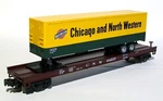Mth Premier 20-98118 Chicago Northwestern Flat Car W/40' Trailer. Fixed Price $45.00.