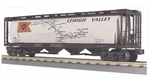 Mth Railking Lehigh Valley 4 Bay Cylindrical Map Hopper Car 30-75227! Gauge. Fixed Price $129.99.