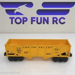 Lionel O-gauge 25000 Yellow Lehigh Valley Hopper Car. Fixed Price $16.07.