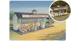 Bachmann 75TH Anniversary Roadside Stand Plasticville U.s.a. Kit 45632. Fixed Price $37.98.