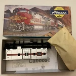 1288 Bay Window Caboose Burlington #13520 Athearn Ho Model Train Kit Nos. Fixed Price $14.95.