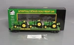 Mth 20-98361 Gauge John Deere Flat Car W/ Three 4010 Tractors Ln/box. Fixed Price $83.74.
