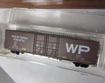 Mtl 102050 Western Pacific Wp 3767 60' Exc.hgt Rivet Side Box (mib) 1999. Fixed Price $28.69.