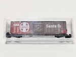 Micro-trains Scale 27270 Atsf 50' Rib Side Box Car Rd #56227. Fixed Price $24.50.