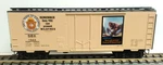 Mtl #21480 Smokey Bear 40' Standard Boxcar, Plug Door. Fixed Price $22.00.