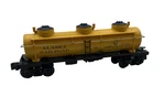 Lionel Alaska Train Three Dome Tank Car, Yellow, Gauge, 6-36109, Made 2007. Fixed Price $43.88.