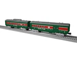Lionel 2427980 Sleigh Bell Limited Streamlined Passenger Car 2-PACK, Nib. Fixed Price $179.99.