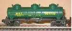 New In Box! Lionel 6-16115 Missouri Kansas & Texas 3-DOME Tank CAR--1990-USA. Fixed Price $42.00.
