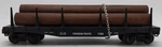 Lionel 6-17500 Gauge Canadian Pacific Flatcar W/ Logs Ex. Fixed Price $24.99.