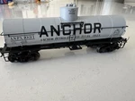 Tangent Ho Scale General American 1917 Design 8000 Gal Insulated Tank Car. Fixed Price $31.00.