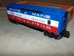 Lionel 19273 State Of Maine 6464-275 Boxcar +. Fixed Price $15.00.