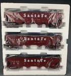 Scale Mth Premier Santa Fe 4-BAY Hoppers 3 Cars W/loads O2617. Fixed Price $118.71.