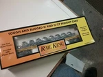 Mth Rail King 30-7668 Transport Flatcar W/ Wheel Sets Gauge New Box. Fixed Price $69.99.