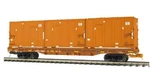 Mth Premier 20-98675 East Carbon Development 60' Flat W/trash Containers New!!. Fixed Price $129.99.