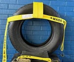 Car Wheel Nets Tow Dolly Straps Adjustable Tie Down With Ratchets Usa Yellow 4"T. Fixed Price $64.99.