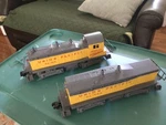 Lionel 6-18939 Union Pacific NW2 Diesel Switcher Set Near Mint+up CABOOSE6-16581. Fixed Price $240.00.