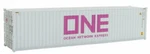 Walthers Scenemaster 949-8276 Ocean Network Express One 40' Corrugated Container. Fixed Price $12.73.